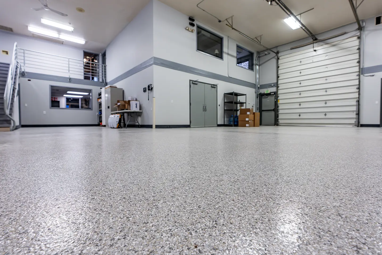 Commercial epoxy flooring by Hardy Surface Co.