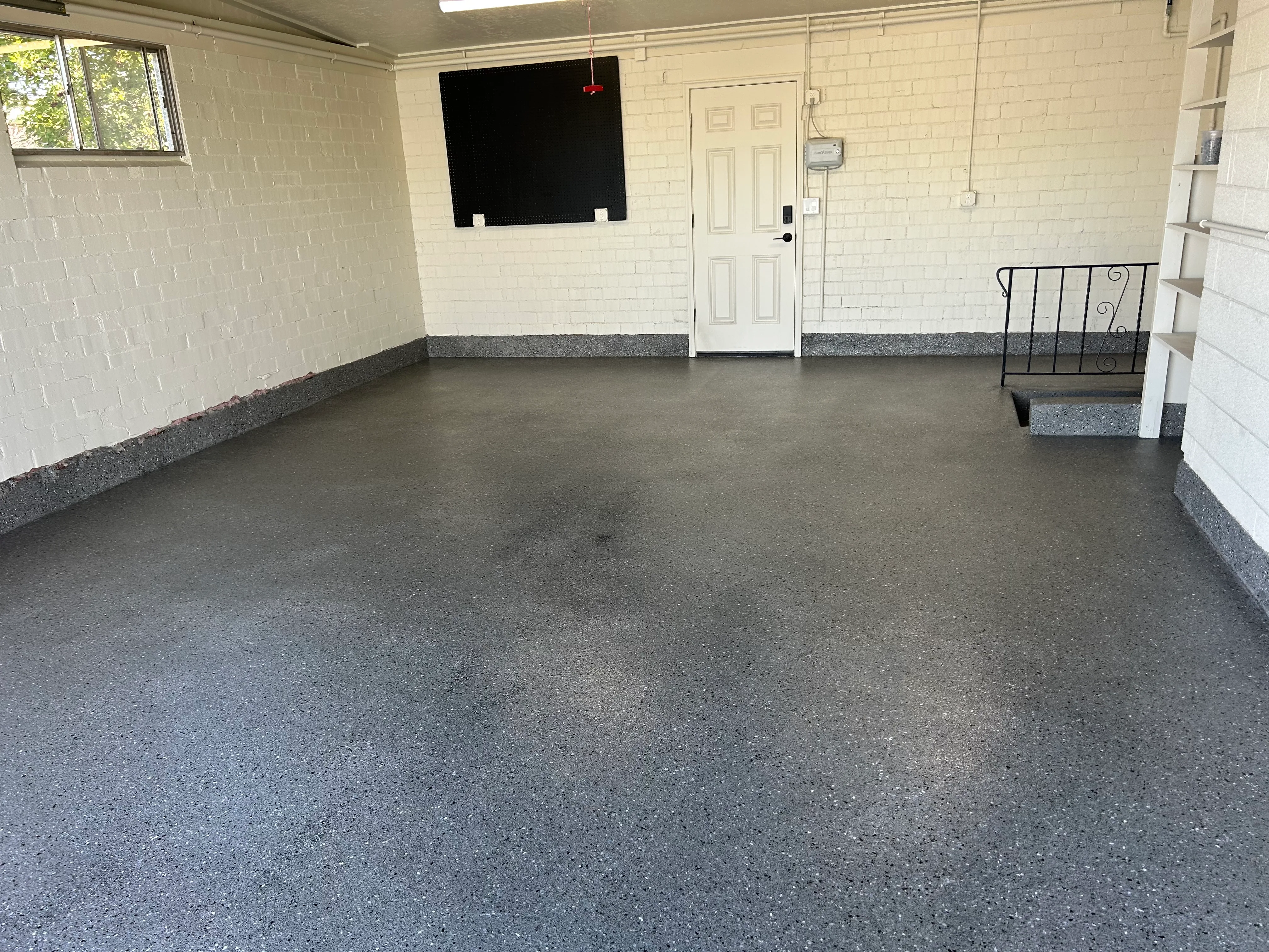 Garage floor by Hardy Surface Co. for Brent T.